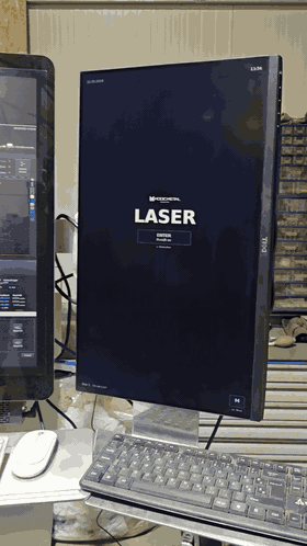 Pokončen zaslon postaje LASER v delavnici